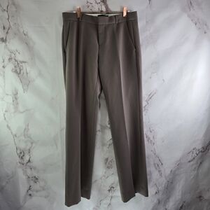 Banana Republic Pants Womens 6 Brown Purple Stretchy Trouser High Rise Taupe